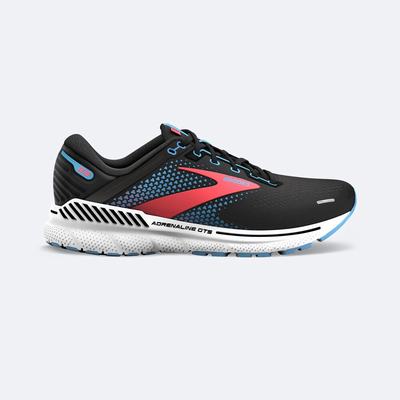 Brooks Adrenaline GTS 22 Női Futócipő Fekete/Kék/Korall | HU791526