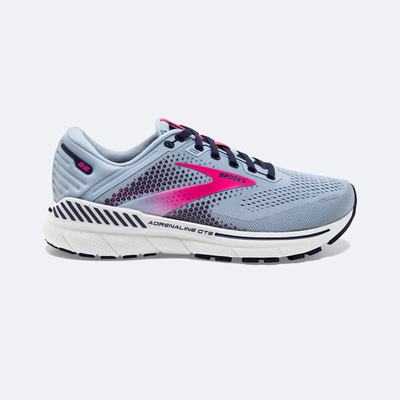 Brooks Adrenaline GTS 22 Női Futócipő Kék/Sötétkék/Rózsaszín | HU139587