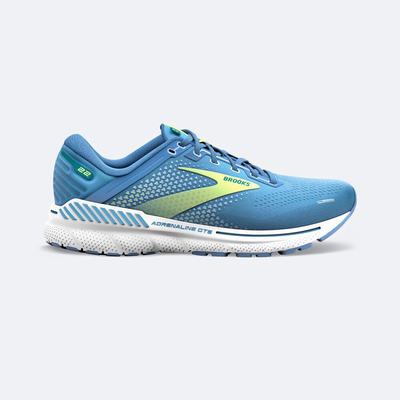 Brooks Adrenaline GTS 22 Női Futócipő Titán Kék/Zöld/Fehér | HU237504