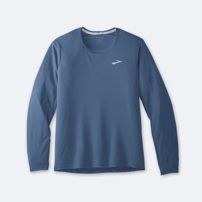 Brooks Atmosphere Long Sleeve Férfi Póló Kék | HU381924