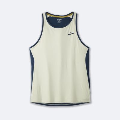 Brooks Atmosphere Singlet Férfi Ujjatlan Póló Narancssárga/Sötétkék | HU857192