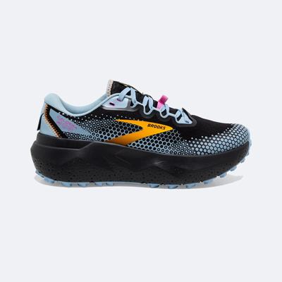 Brooks Caldera 6 Női Terepfutó Cipő Fekete/Kék/Sárga | HU540392