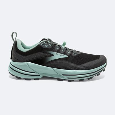 Brooks Cascadia 16 Női Terepfutó Cipő Fekete/Zöld | HU385960