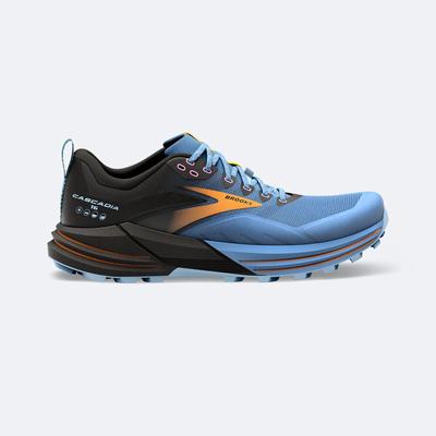 Brooks Cascadia 16 Női Terepfutó Cipő Kék/Fekete/Sárga | HU827503