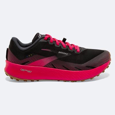 Brooks Catamount Női Terepfutó Cipő Fekete/Rózsaszín | HU017968