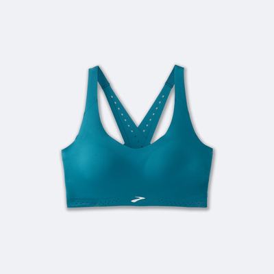 Brooks Dare Pántos Run Bra 2.0 Női Sportmelltartó Zöld | HU213840