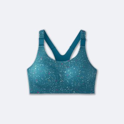 Brooks Dare Racerback Run Bra 2.0 Női Sportmelltartó Zöld | HU962701