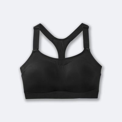 Brooks Dare Racerback Run Bra Női Sportmelltartó Fekete | HU793412