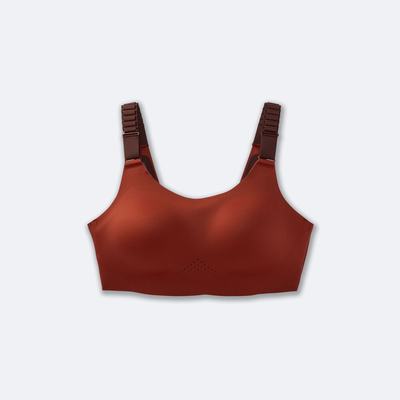 Brooks Dare Scoopback Run Bra 2.0 Női Sportmelltartó Réz/Kék | HU791048