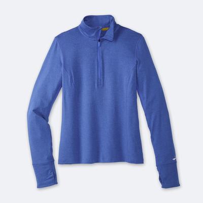 Brooks Dash 1/2 Zip Női Kabát Kék | HU548673