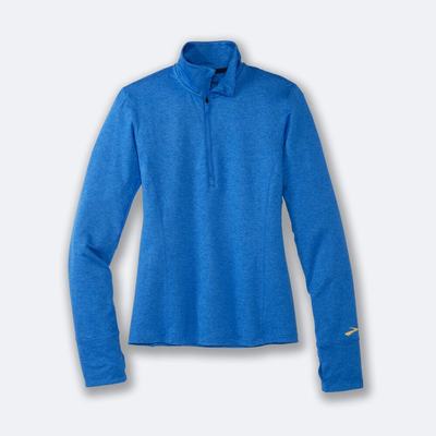 Brooks Dash 1/2 Zip Női Kabát Kék | HU735641