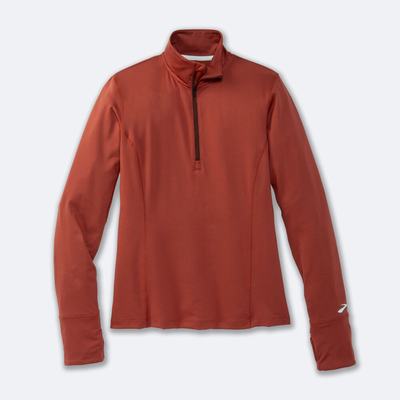 Brooks Dash 1/2 Zip Női Kabát Réz | HU302954