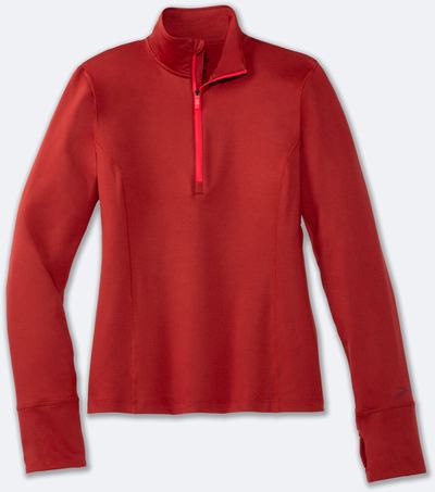 Brooks Dash 1/2 Zip Női Kabát Rózsaszín/Rózsaszín | HU380126