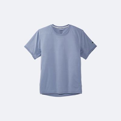 Brooks Distance Short Sleeve Férfi Póló Kék | HU641275