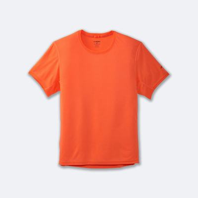 Brooks Distance Short Sleeve Férfi Póló Narancssárga | HU874139