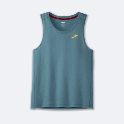 Brooks Distance Tank 2.0 Férfi Ujjatlan Póló Kék | HU671208