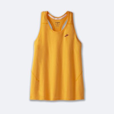 Brooks Distance Tank 2.0 Női Ujjatlan Póló Narancssárga | HU186732