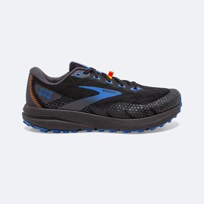 Brooks Divide 3 Férfi Terepfutó Cipő Fekete/Kék | HU692473