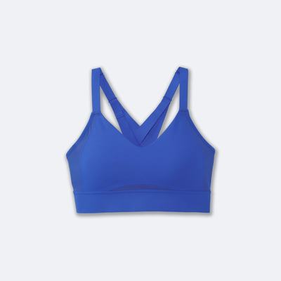 Brooks Drive Interlace Run Bra Női Sportmelltartó Kék | HU621379