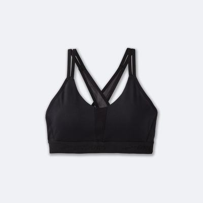 Brooks Drive Plunge Run Bra 2.0 Női Sportmelltartó Fekete | HU815269