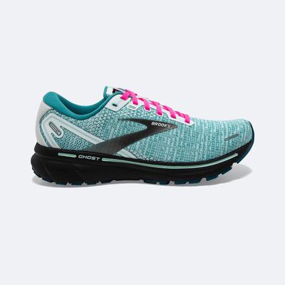 Brooks Ghost 14 Női Futócipő Fehér/Fekete/Kék | HU260483