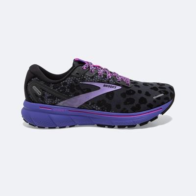 Brooks Ghost 14 Női Futócipő Fekete/Lila | HU087569