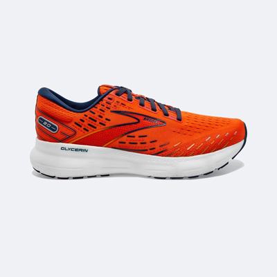 Brooks Glycerin 20 Férfi Futócipő Narancssárga/Barna | HU749028