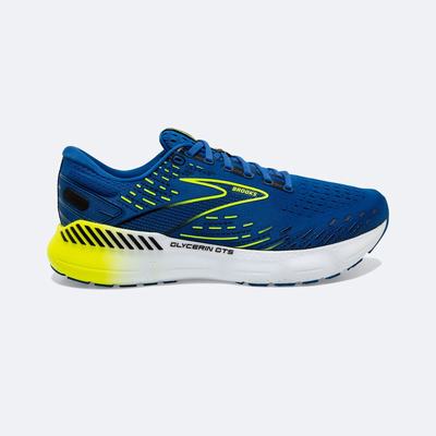 Brooks Glycerin GTS 20 Férfi Futócipő Kék/Fehér | HU826734