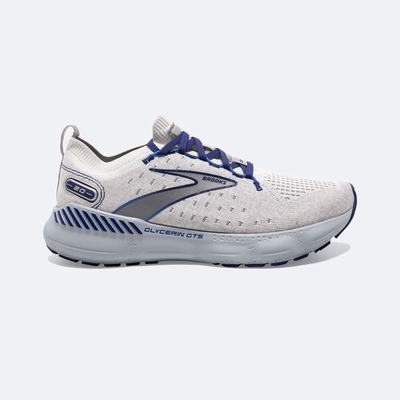 Brooks Glycerin StealthFit GTS 20 Férfi Futócipő Szürke/Kék | HU294183