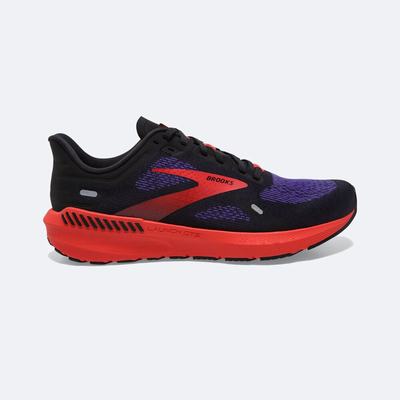 Brooks Launch GTS 9 Férfi Futócipő Fekete/MélyKék/Piros | HU074296