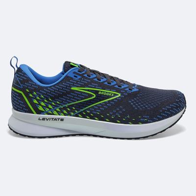 Brooks Levitate 5 Férfi Futócipő Kék/Zöld | HU243905