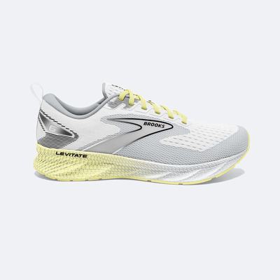 Brooks Levitate 6 Női Futócipő Fehér/Sárga | HU650218