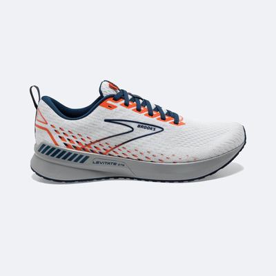 Brooks Levitate GTS 5 Férfi Futócipő Fehér/Barna | HU703265