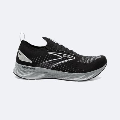 Brooks Levitate StealthFit 6 Férfi Futócipő Fekete/Szürke | HU753408