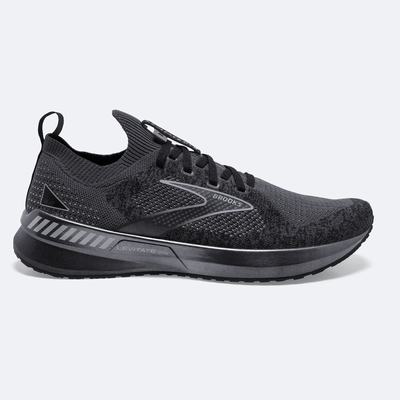 Brooks Levitate StealthFit GTS 5 Férfi Futócipő Fekete/Szürke | HU364791