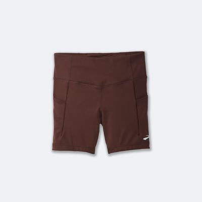 Brooks Method 5" Short Tight Női Harisnyanadrág Csokoládé | HU035792