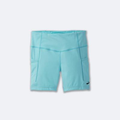 Brooks Method 5" Short Tight Női Harisnyanadrág Türkiz | HU085279