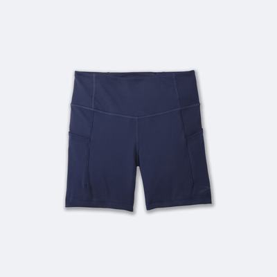 Brooks Method 5" Short Tight Női Harisnyanadrág Sötétkék | HU564128