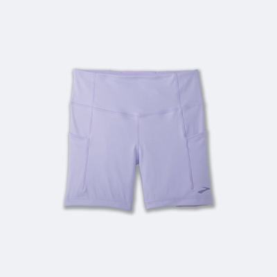 Brooks Method 5" Short Tight Női Harisnyanadrág Lila Szürke | HU589127