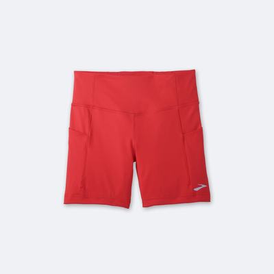 Brooks Method 5" Short Tight Női Harisnyanadrág Piros | HU679210