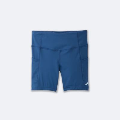 Brooks Method 5" Short Tight Női Harisnyanadrág Kék Szürke | HU682915