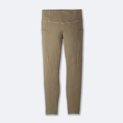 Brooks Method 7/8 Tight Női Harisnyanadrág Khaki | HU691287