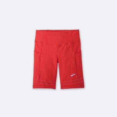 Brooks Method 8" Short Tight Női Harisnyanadrág Piros | HU690531