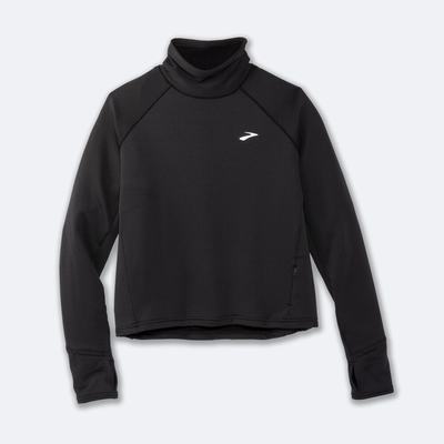 Brooks Notch Thermal Long Sleeve 2.0 Női Póló Fekete | HU417039