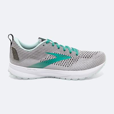 Brooks Revel 4 Női Futócipő Szürke/Világos Türkiz/Fekete | HU519407