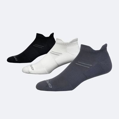 Brooks Run-In 3-Pack Női Zokni Szürke/Fehér/Fekete | HU256703