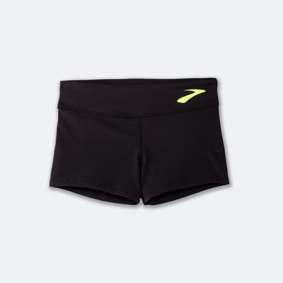 Brooks Speedwork Short Tight Női Harisnyanadrág Fekete | HU109438