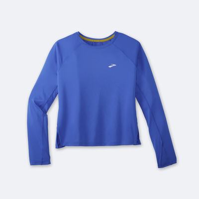 Brooks Sprint Free Long Sleeve Női Póló Kék | HU304615