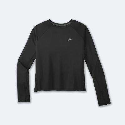 Brooks Sprint Free Long Sleeve Női Póló Fekete | HU864375