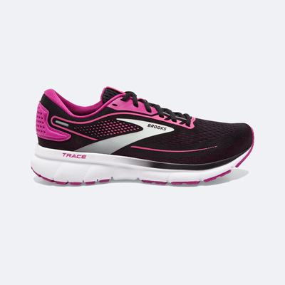 Brooks Trace 2 Női Futócipő Fekete/Fukszia/Rózsaszín | HU391054